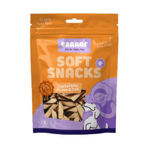 Braaaf Soft Snack Gedraaide Bites - Kip & Vis