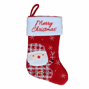 Kerstsokken Christmas Stocking Wooly Santa