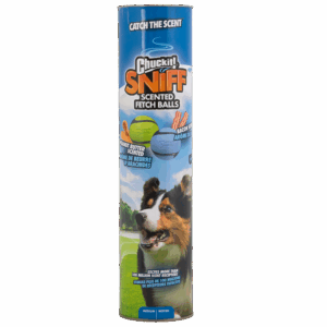 Chuckit! Sniff Fetch Ball Bacon & Peanut Butter M 4-pack