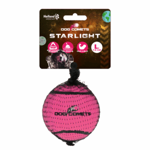 Dog Comets Tennisbal Starlight L Roze