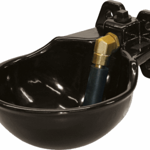 Drinkbak + staaf geemailleerd Complete set