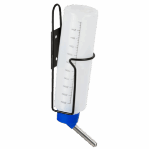 Drinkfles met houder uit metaal 250 ml