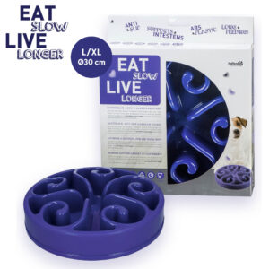Eat Slow Live Longer Original Blauw L