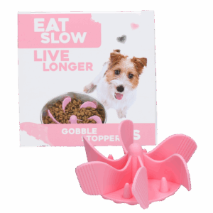 Eat Slow Live Longer Gobble Stopper Roze S