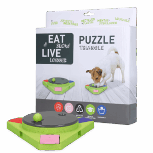 Eat Slow Live Longer Puzzle Triangle