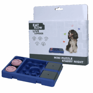 Eat Slow Live Longer Mini Puzzle Starry Night
