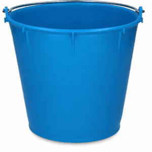 Emmer 7 l met beugel Konings blauw