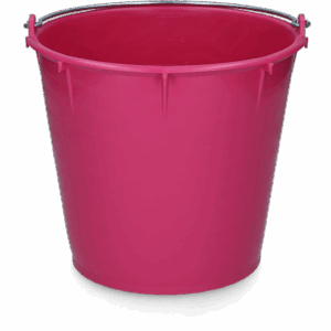 Emmer 7 l met beugel Roze