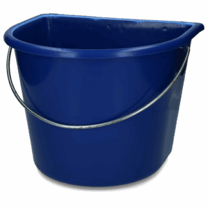 Emmer met vlakke kant 15 l Blauw