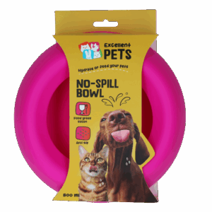 Excellent Pets No-Spill Bowl 800ml Roze M