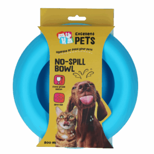 Excellent Pets No-Spill Bowl 800ml Blauw M