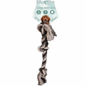 Floss Toss Dental Rope 3 Knot - 55 cm