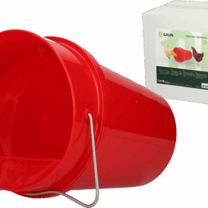 Gaun Pluimvee Drinkemmer Kunststof 6 l Rood