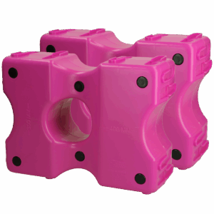 Vplast Cavaletti Hindernisblokken 2 st Roze