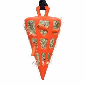 Hay Slow Feeder Fun & Flex Carrot Oranje