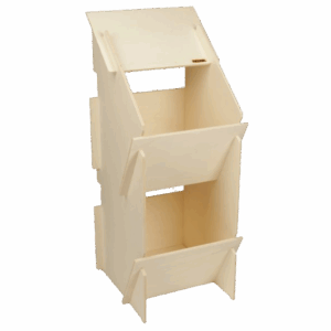 Kerbl Pluimvee Duo Legnest Hout