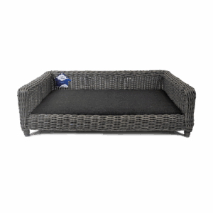 Let's Sleep Cozy Basket Rieten Hondenmand L Antraciet