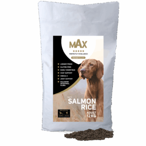 Max Adult Geperste Brokken Zalm & Rijst 12 kg