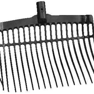 Mestvork zonder steel Zwart