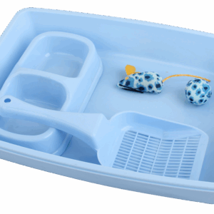 Pawise Kitten Starter Set Blauw