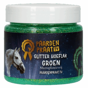 Paardenpraat TV Glitter Hoeflak Turquoise