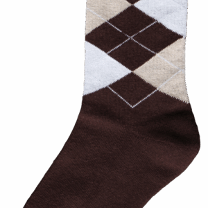 Ruitersok bruin/beige/wit 43-46