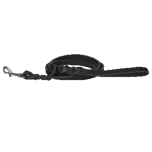 Spotted! Pro Leren Showlijn Zwart 1,6 x 180 cm (Musketon)