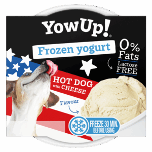 YowUp! Frozen Yoghurt Hot dog met Kaas