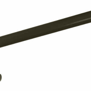 Zadelhouder 44cm rond metaal zwart