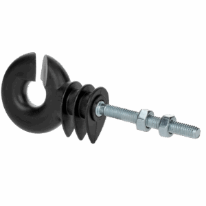 ZoneGuard Ringisolator zwart met moer (mdk)